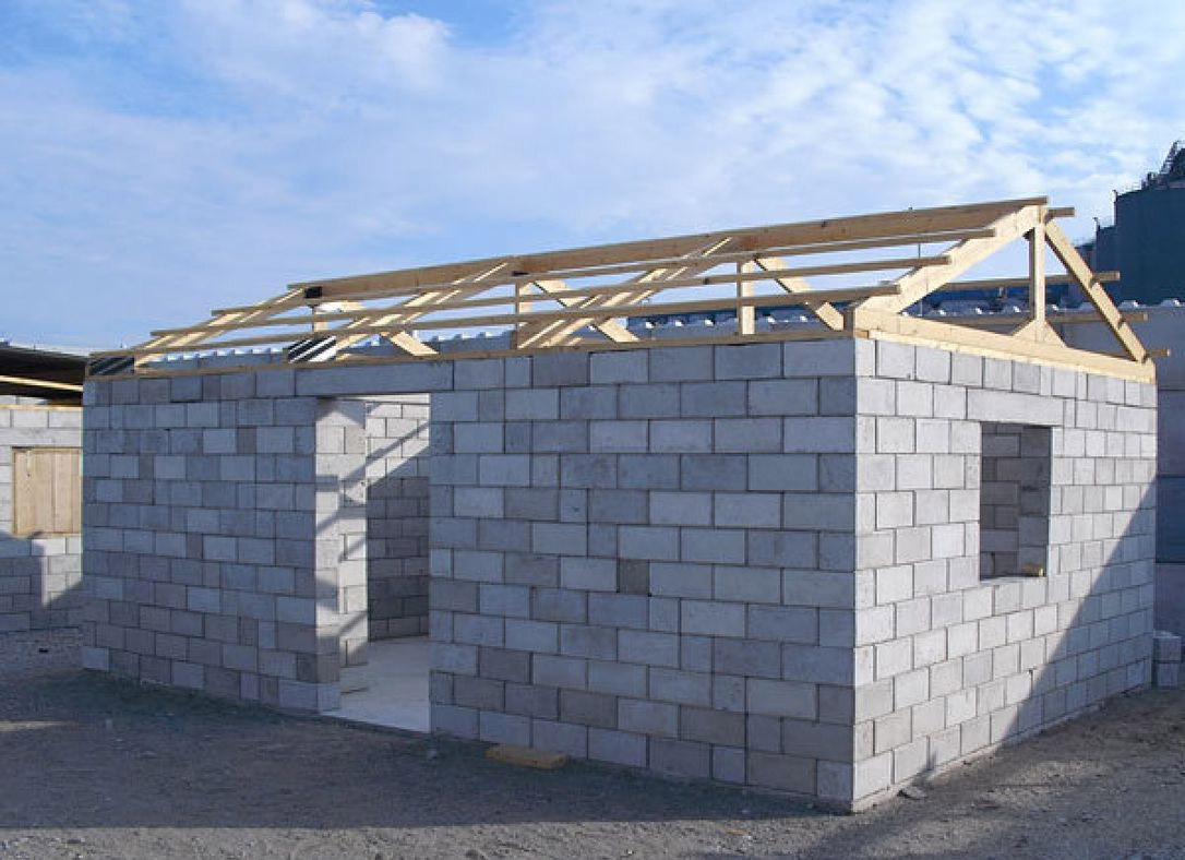 Строительство крыши гаража